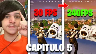 COMO AUMENTAR FPS E REDUZIR INPUTLAG NO FORTNITE! *CAPITULO 5*