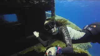 Freediving Pomonte Wreck - Elba Island | GoPro Hero
