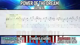 Fairy Tail Final Season - Power of the Dream (OP 1) Fingerstyle Acoustic Guitar Tabs & Tutorial