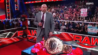 Triple H presenta nuevo Campeonato Mundial Pesado - WWE RAW 24 de Abril 2023 Español Latino