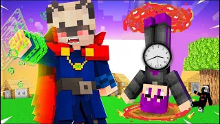 خليت صديقي امكامل يتحكم بلوقت (جمد العالم)😰😱Minecraft :stop time