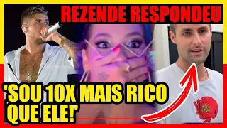 Zé Felipe provoca Rezende e diz que tem mais dinheiro que ele; Virgínia reage e Rezende responde!