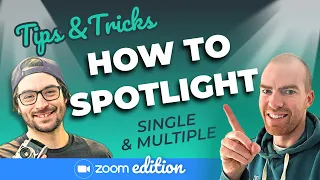 How to spotlight speakers in Zoom | Single & MULTIPLE | Tips & tricks