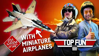 We recreated TOP GUN with MINIATURES in one day!