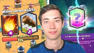 AUSWAHL CHALLENGE + MEGA BLITZTRUHE! | Free2Play Account | Clash Royale deutsch