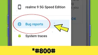 What is Bug Report Code/ Factory Model Code in Realme Mobile