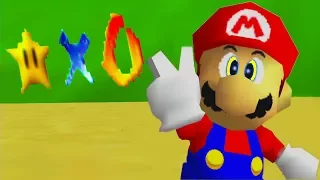 Mario 64 Complete game with 0 Stars (SM64 Glitches)