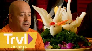 Andrew Tries EVERYTHING at This Chinese Banquet | Bizarre Foods with Andrew Zimmern | Travel Channel