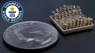 Smallest chess set - Guinness World Records