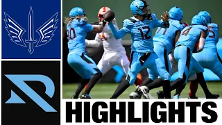 Arlington Renegades vs St. Louis Battlehawks Highlights | UFL Week 2 | 2024 UFL Highlights