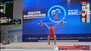 Asian Weightlifting Championships 2023 W 55 A