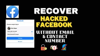 RECOVER HACKED FACEBOOK ACCOUNT WITHOUT EMAIL AND MOBILE PHONE NUMBER.