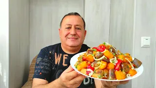 Баклажаны с Картошкой вкуснее Мяса👍 Шикарное Блюдо на Сковороде