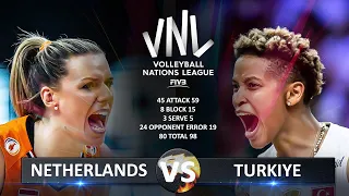 Netherlands vs Türkiye | Women's VNL 2024