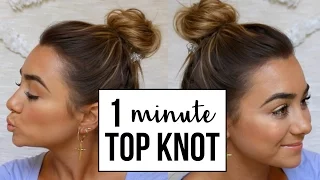 EASY TOP KNOT BUN | for Fine Hair & Thin Hair