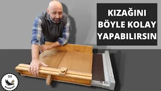 Tezgah testere kızağı Bölüm #1 Tezgah testere kesim kızağı