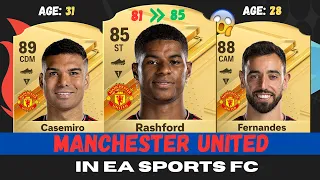 [OFFICIAL] MANCHESTER UNITED EAFC 24 RATINGS 😱🔥ft. Rashford, Sancho, Fernandes.. │ FIFA 24 RATINGS