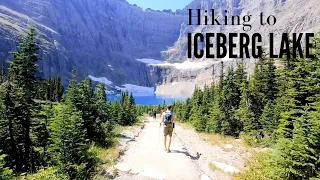 Hiking to Iceberg Lake in Glacier National Park. Is it One of the Most Beautiful Hikes?!? #montana