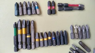 Какие биты самые лучшие: Wera, Wiha, USH, Felo, Milwaukee, DeWalt, Makita, Bosch, Stanley, Gross.