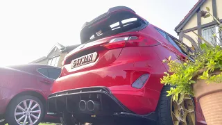 Fiesta MK8 ST-Line 1.0 with Scorpion Non-Resonated Turbo-back exhaust (Sports Cat)