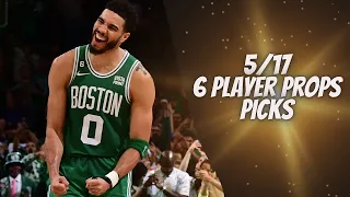 6 Best NBA Player Prop Picks, Bets, Parlays, Predictions for Today May 17th 5/17 Heat vs Celtics