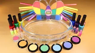 Special Series #14 Mixing "RAINBOW" Makeup,Parts,glitter... Into Slime! How about RAINBOW?