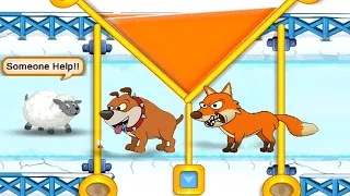 Farm rescue animal pin pull game | Township save the sheep game