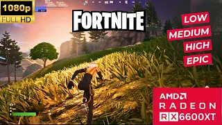 RX 6600XT + Ryzen 5 5600 : Fortnite In 2024