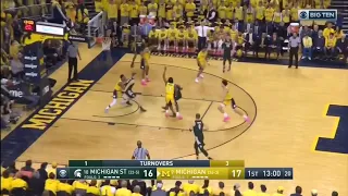 Cassius Winston vs Michigan Highlights