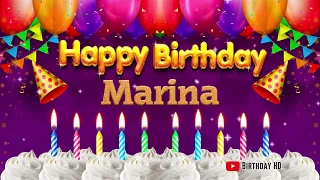 Marina Happy birthday To You - Happy Birthday song name Marina 🎁