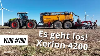 Vlog #190 The first day strip-till with the Claas Xerion 4200! How is he doing?