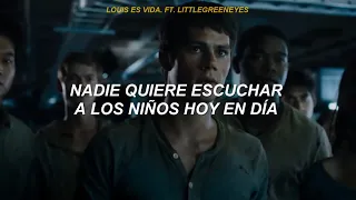 hayas o no escuchado esta canción necesitas ver lo bien que queda junto a maze runner