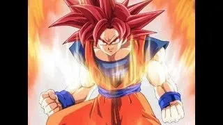 Dragon Ball Z La Batalla De Los Dioses-goku ssjDios gohan vegeta trunks goten videl -escena filtrada