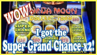 MASSIVE WINS on Dollar Storm Ninja Moon🌙 I Got 2 Super Grand Coins!⚡️Wynning Las Vegas! [Part 2]