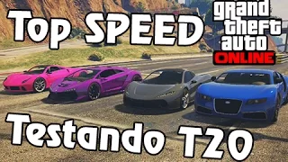 GTA V - Progen T20 Vs Osiris Vs Zentorno Vs Adder! Qual é o melhor no TOP Speed Puro?