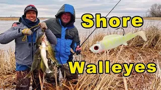 Shore Fishing Walleye