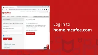 How to install McAfee software to a second device