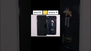 poco f3 Vs iPhone 11 #simple #gammer #shorts #pubg