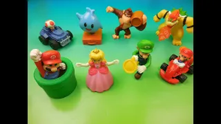 2023 THE SUPER MARIO BROS SET OF 8 McDONALDS HAPPY MEAL MOVIE TOYS VIDEO REVIEW