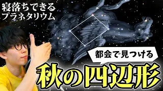 【2022年】秋の星座入門「秋の四辺形」都会で見るにはコツが必要です【寝落ちプラネタリウム】