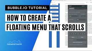 How to Create a Floating Menu that Scrolls (floating group with scroll bar)