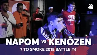 NAPOM vs KENÔZEN | Grand Beatbox 7 TO SMOKE Battle 2018 | Battle 4