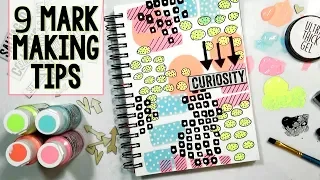 9 Tips for Mark-Making in your Art Journal