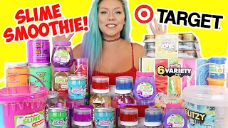 I BOUGHT ALL THE SLIME IN TARGET! MIXING ALL MY SLIMES! Giant Slime Smoothie!!!