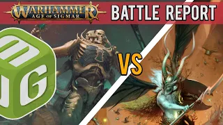 Ossiarch Bonereapers vs Sylvaneth Age of Sigmar 3rd Edition Battle Report Ep 134