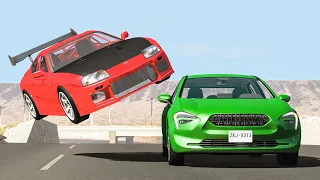 High Speed Traffic Crashes #67 - BeamNG Drive | CrashBoomPunk