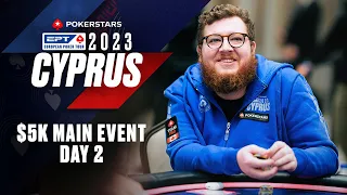 EPT CYPRUS 2023 LIVESTREAM: $5K MAIN EVENT - DAY 2 ♠️ PokerStars