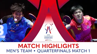 Fan Zhendong (CHN) vs Sora Matsushima (JPN) | MT QF - Match 1 | #ITTFWorlds2024