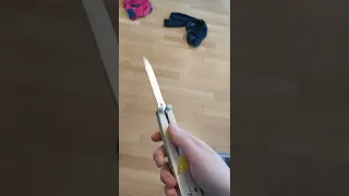 Homemade butterfly knife