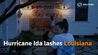 Hurricane Ida lashes Louisiana